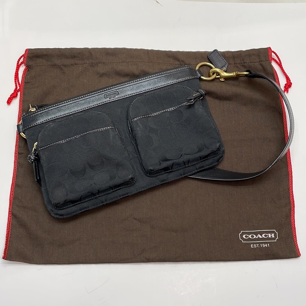 Coach Black Belt Bag - Picture 11 of 12